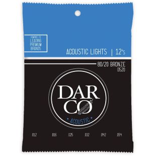 D520 80-20 BRONZE ACOUSTIC LIGHTS 12S