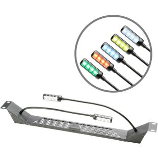 DUAL GOOSENECK RGB AND WHITE COB LED RACK LIGHT