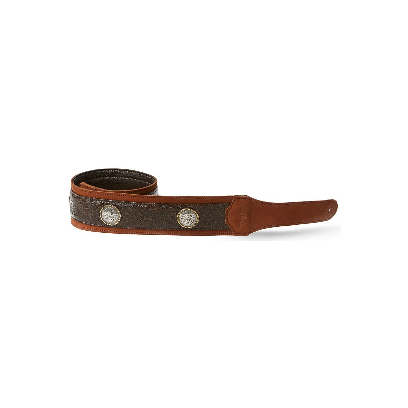 GRAND PACIFIC STRAP BRN LTHR-NI CONCHO 3