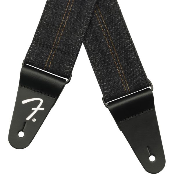 WRANGLER x FENDER DENIM STRAP BLACK STITCH
