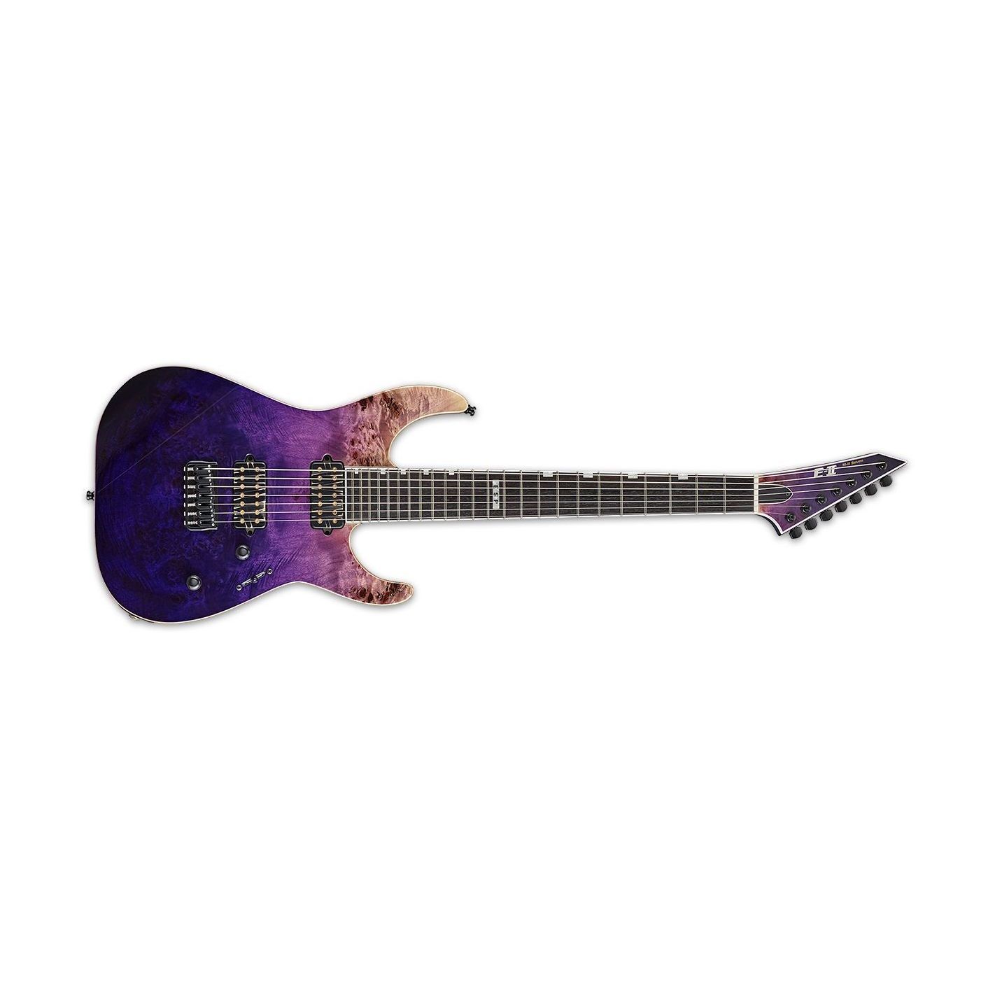 E-II M-II 7 NT PURPLE NATURAL FADE 7 CUERDAS