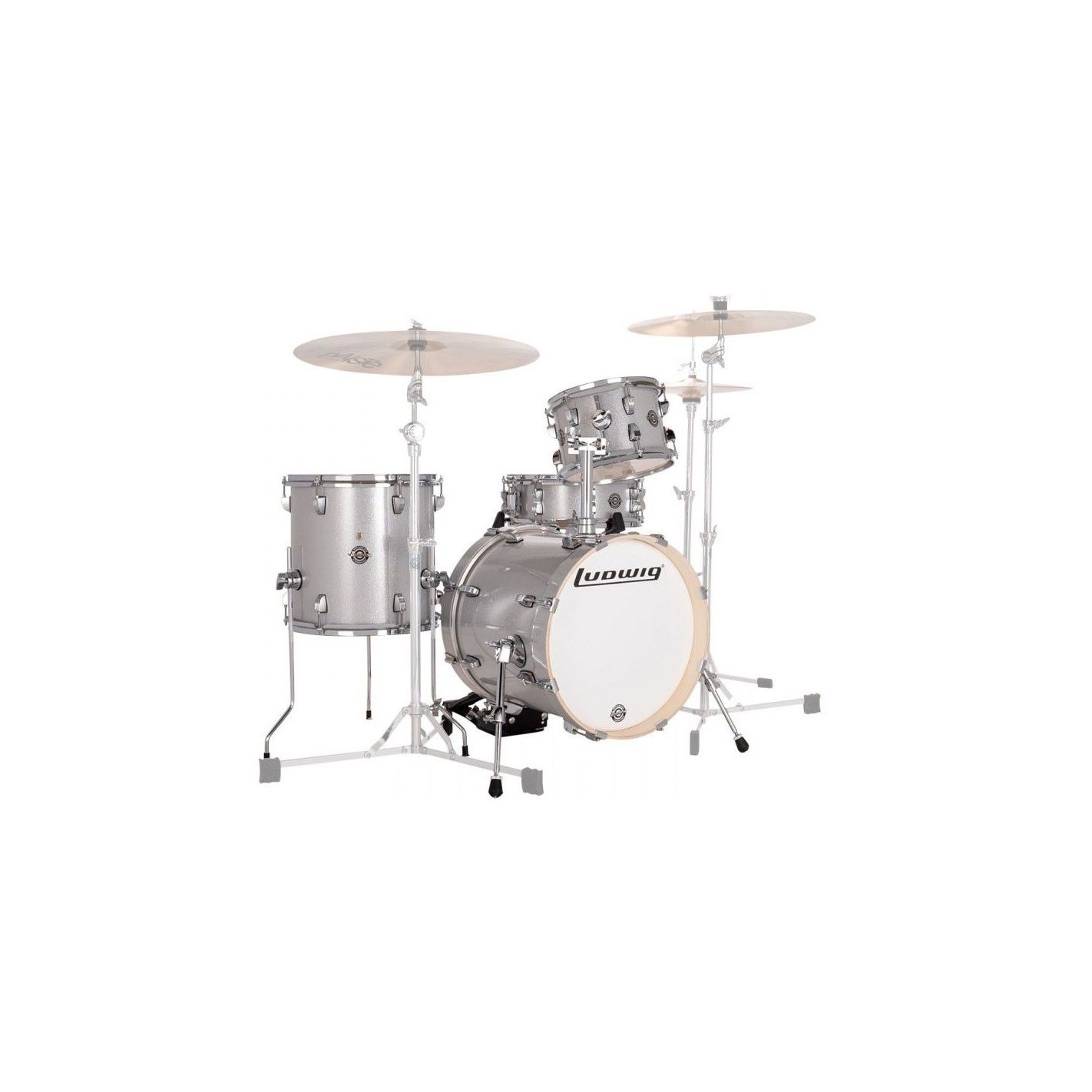 LC2797 BREAKBEATS 4PC BD16 SILVER SPARKLE