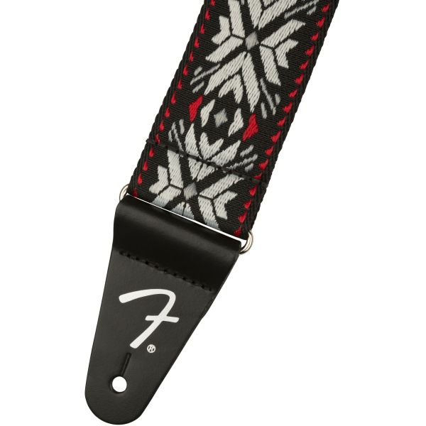 PASADENA WOVEN STRAP RED SNOWFLAKE