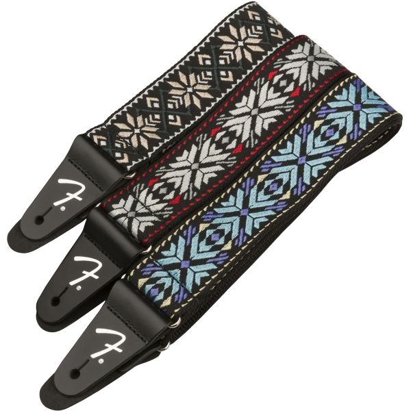 PASADENA WOVEN STRAP RED SNOWFLAKE