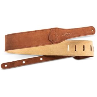 GEMSTONE STRAP SANDED SUEDE MED BRN 2.5