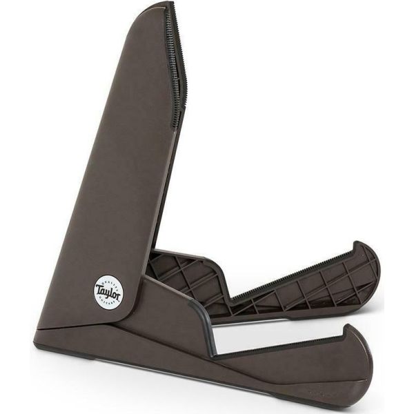 COMPACT FOLDING GUITAR STAND ACOUSTIC BROWN ABS