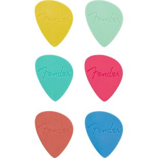 OFFSET PICKS MULTI-COLORED X6