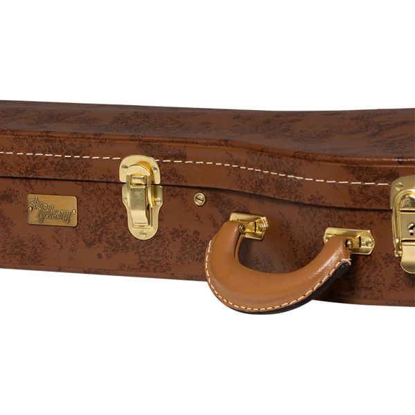 LIFTON HISTORIC 5-LATCH BROWN-PINK HARDSHELL...