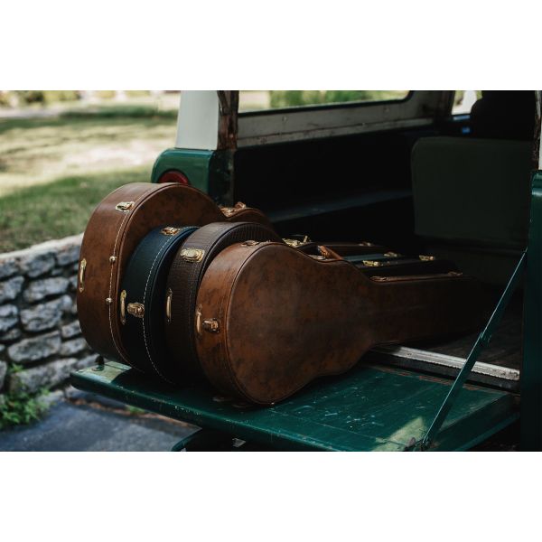 LIFTON HISTORIC 5-LATCH BROWN-PINK HARDSHELL...