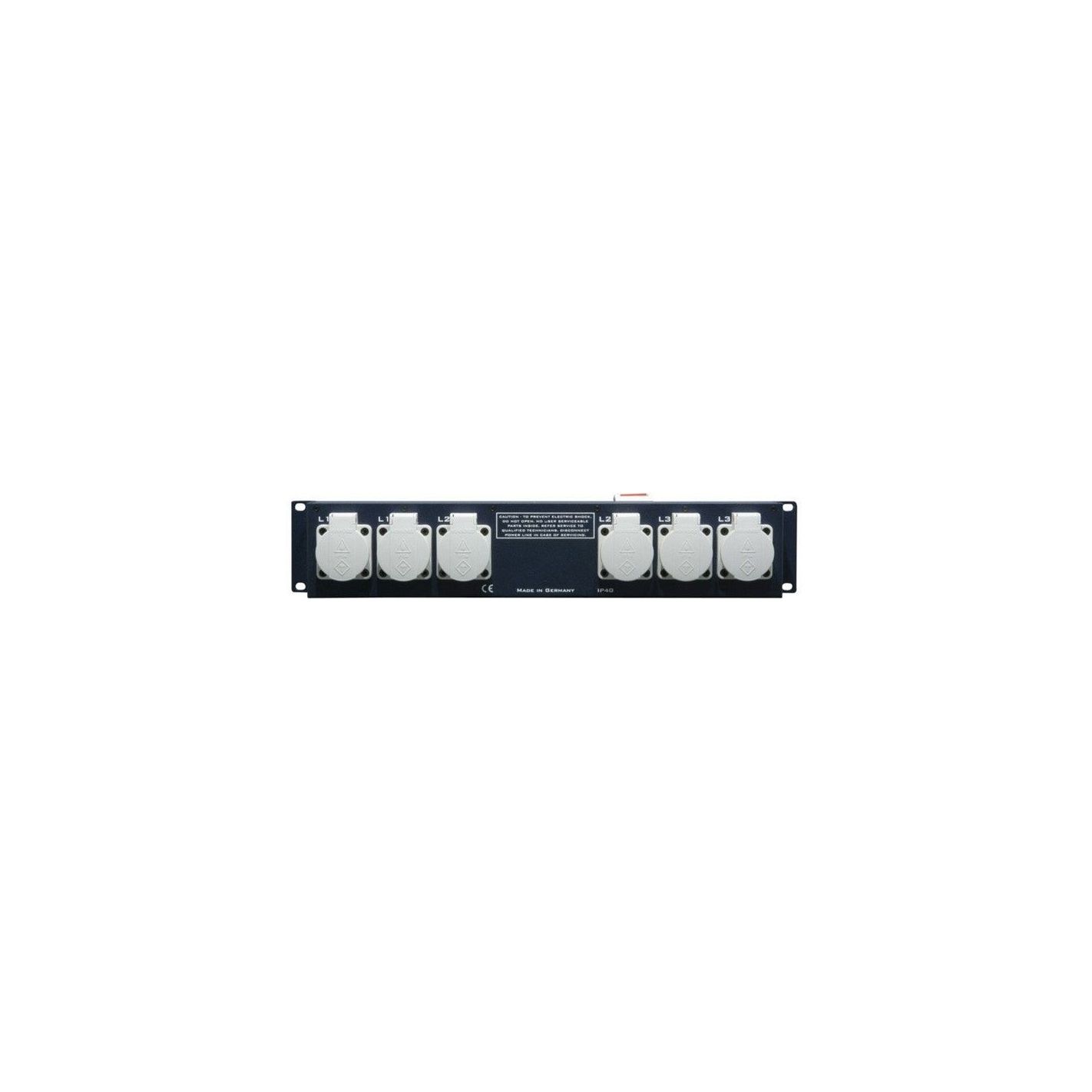 87480 BASE RACK 2U 9 SCHUKO