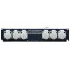 87480 BASE RACK 2U 9 SCHUKO