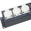 87480 BASE RACK 2U 9 SCHUKO