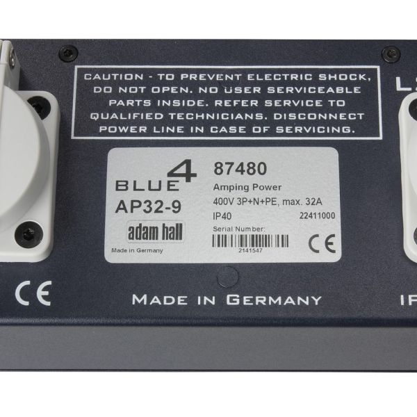 87480 BASE RACK 2U 9 SCHUKO