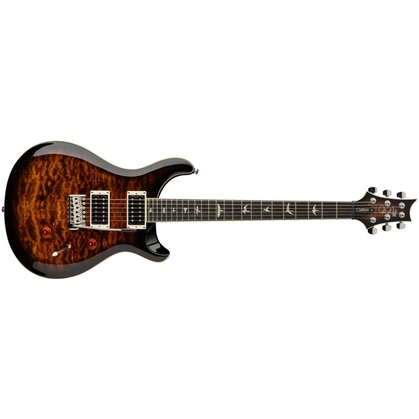 SE CUSTOM 24 QUILT BLACK GOLD SUNBURST