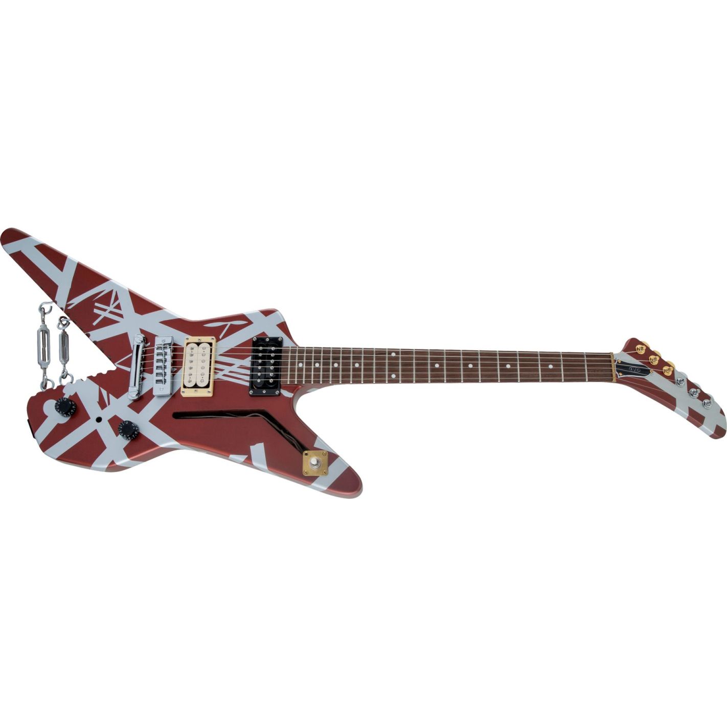 EVH SHARK BURGUNDY SILVER STRIPES WGIG BAG