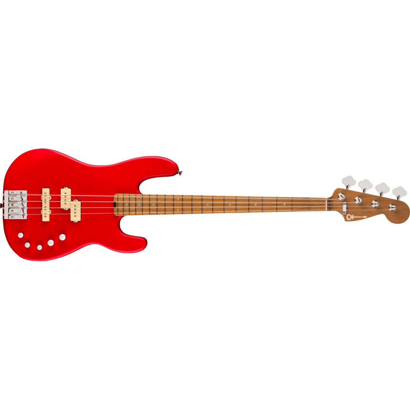 PM BASS SD PJ IV MAH SATIN FERRARI RED