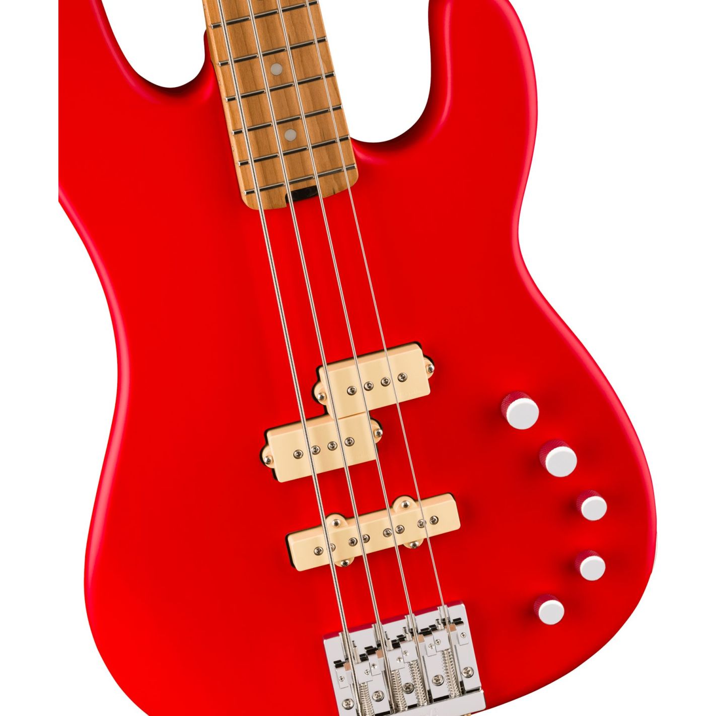 PM BASS SD PJ IV MAH SATIN FERRARI RED