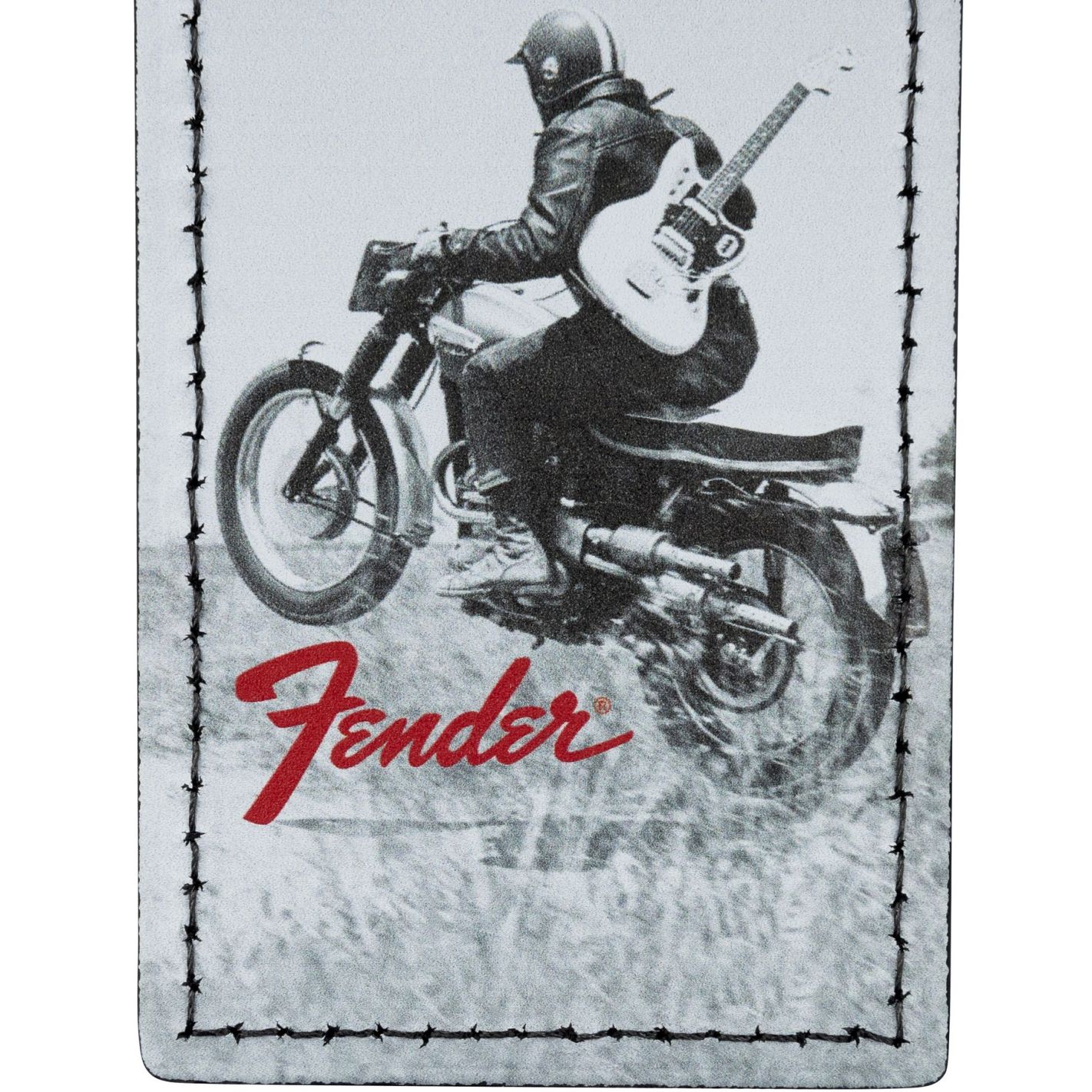 VINTAGE LUGGAGE TAG MOTORCYCLE