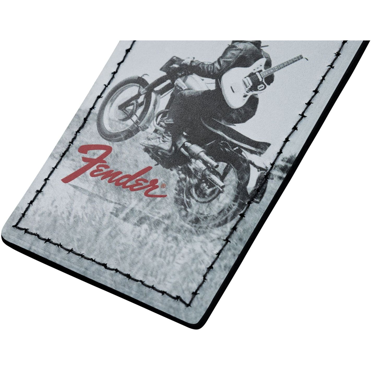 VINTAGE LUGGAGE TAG MOTORCYCLE