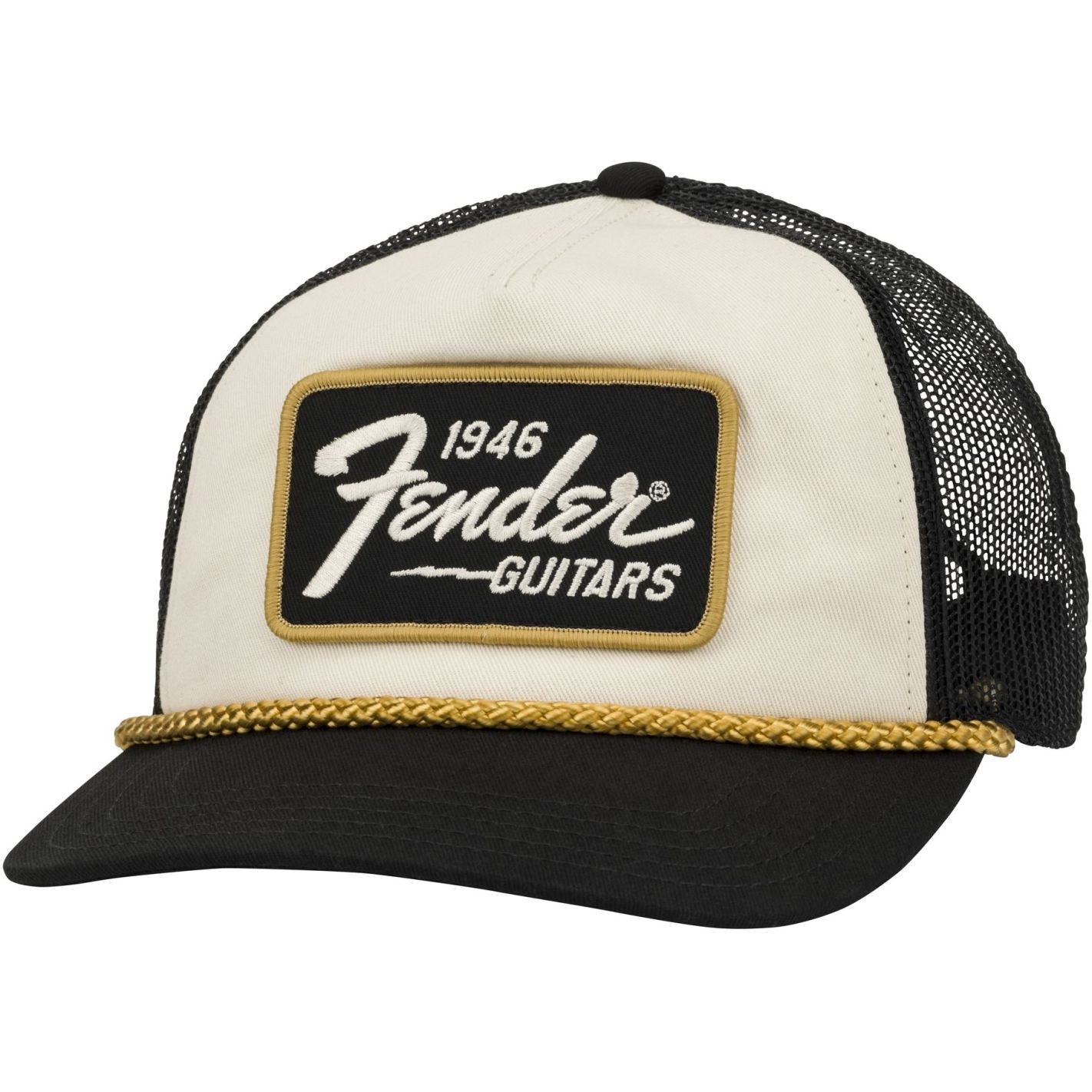 FENDER 1946 GOLD BRAID HAT BLACK