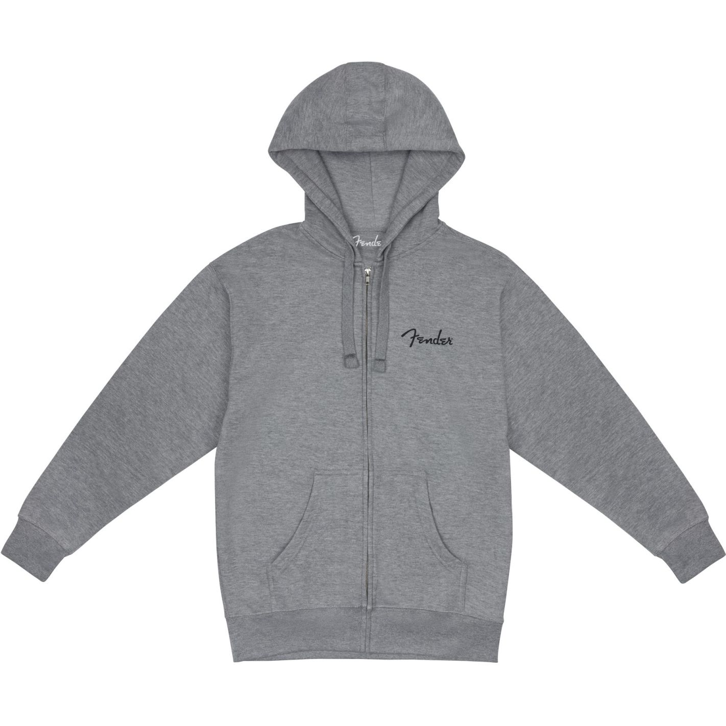 SMALL LOGO ZIP HOODIE ATHLETIC GRAY XXL