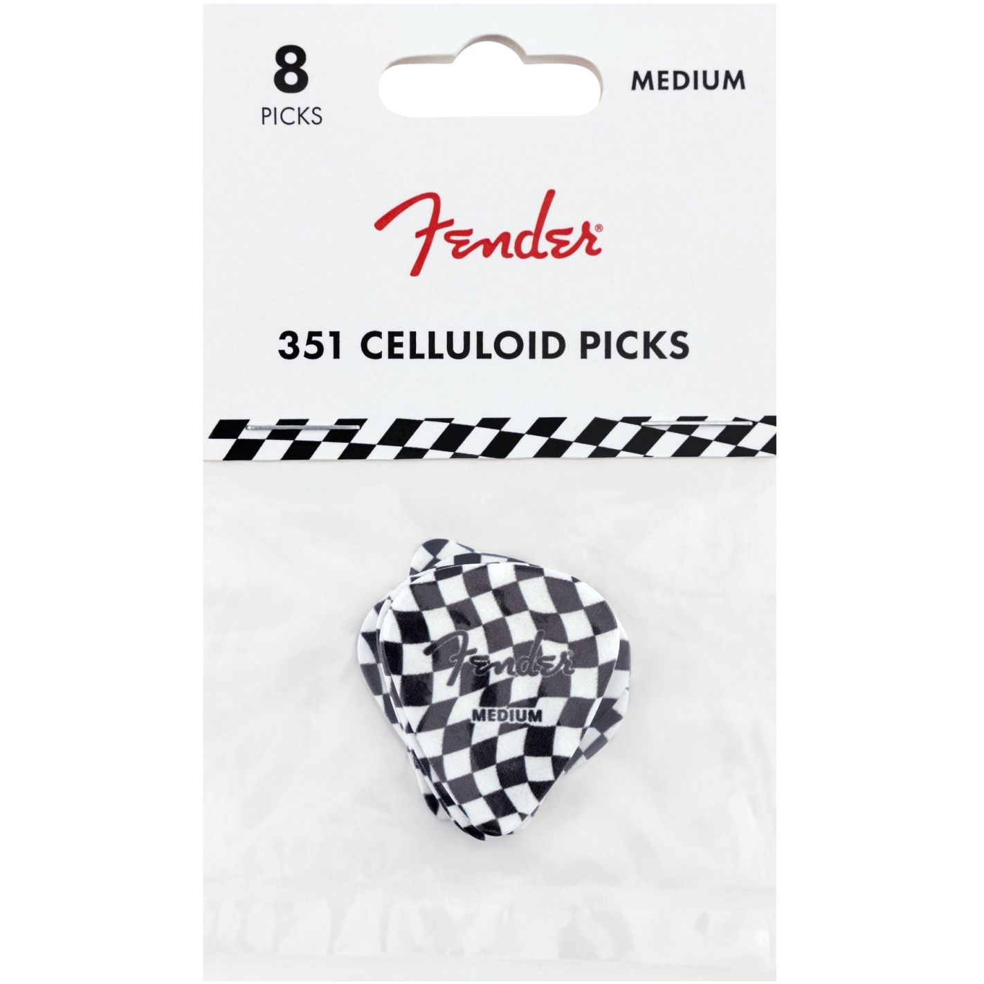 CHECKER 351 CELLULOID PICKS X6