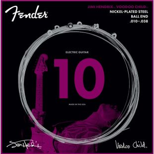 JIMI HENDRIX VOODOO CHILD BALL END NICKEL PLATED STEEL 10-38