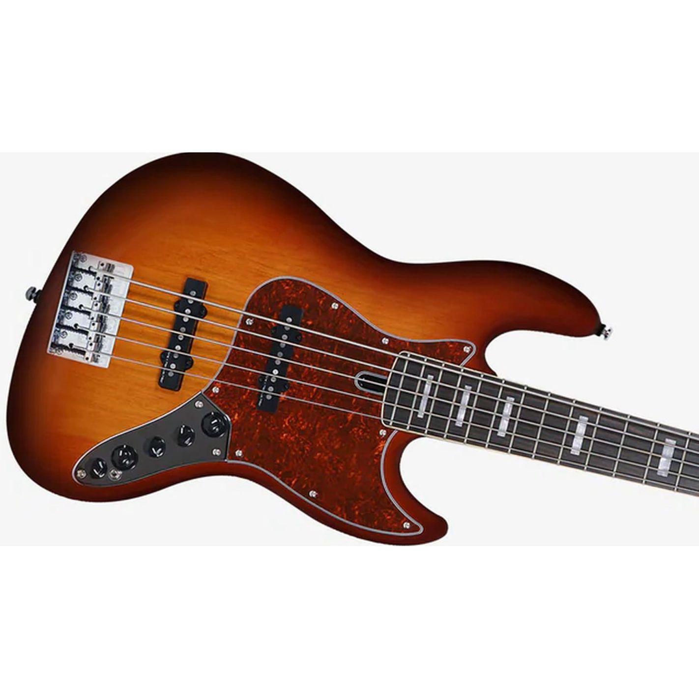 V7 ALDER-5 FRETLESS 2ND GEN TOBACCO SUNBURST