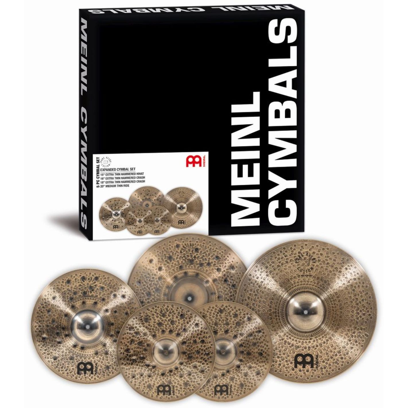 PAC-CS2 PURE ALLOY CUSTOM EXPANDED CYMBAL SET