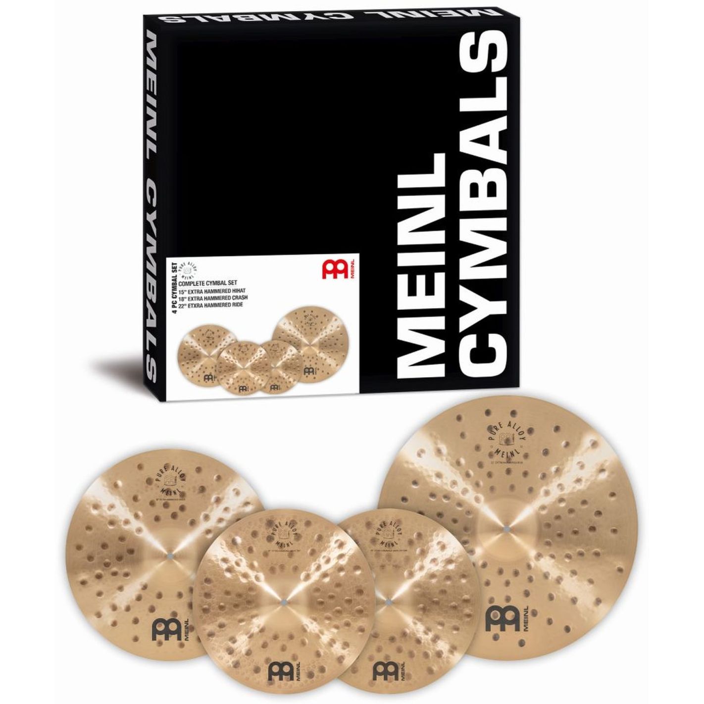 PA-CS1 PURE ALLOY COMPLETE CYMBAL SET