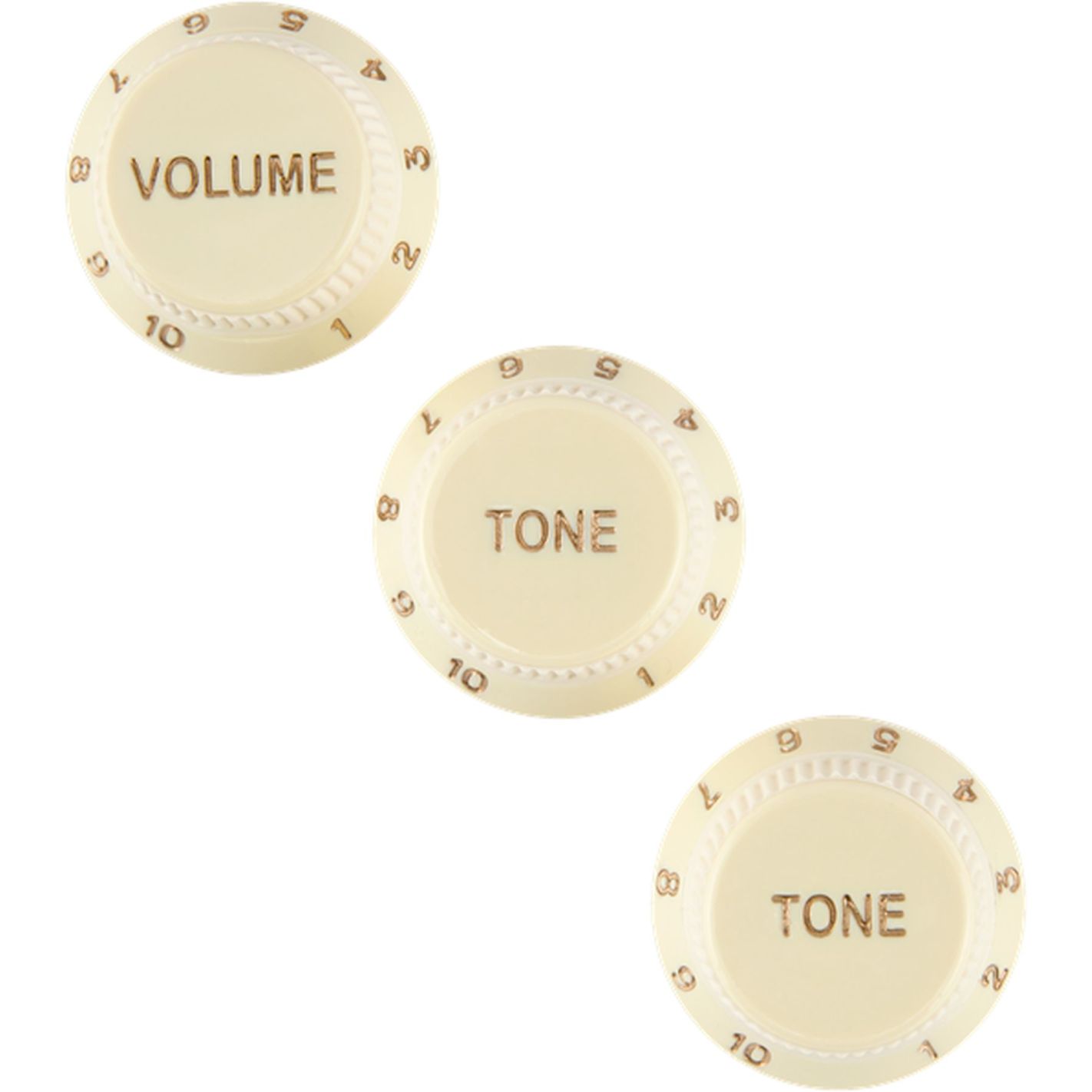 KNOBS SOFT TOUCH 1 VOL 2 TONE A. WHT