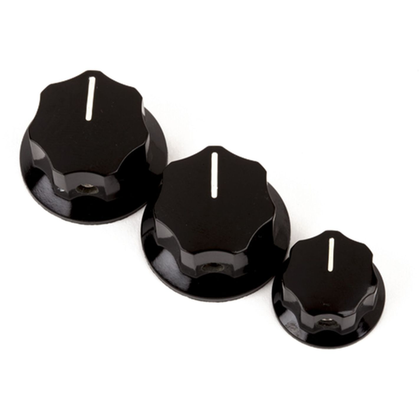 JAZZ BASS KNOBS 2 LRG-1 SMALL