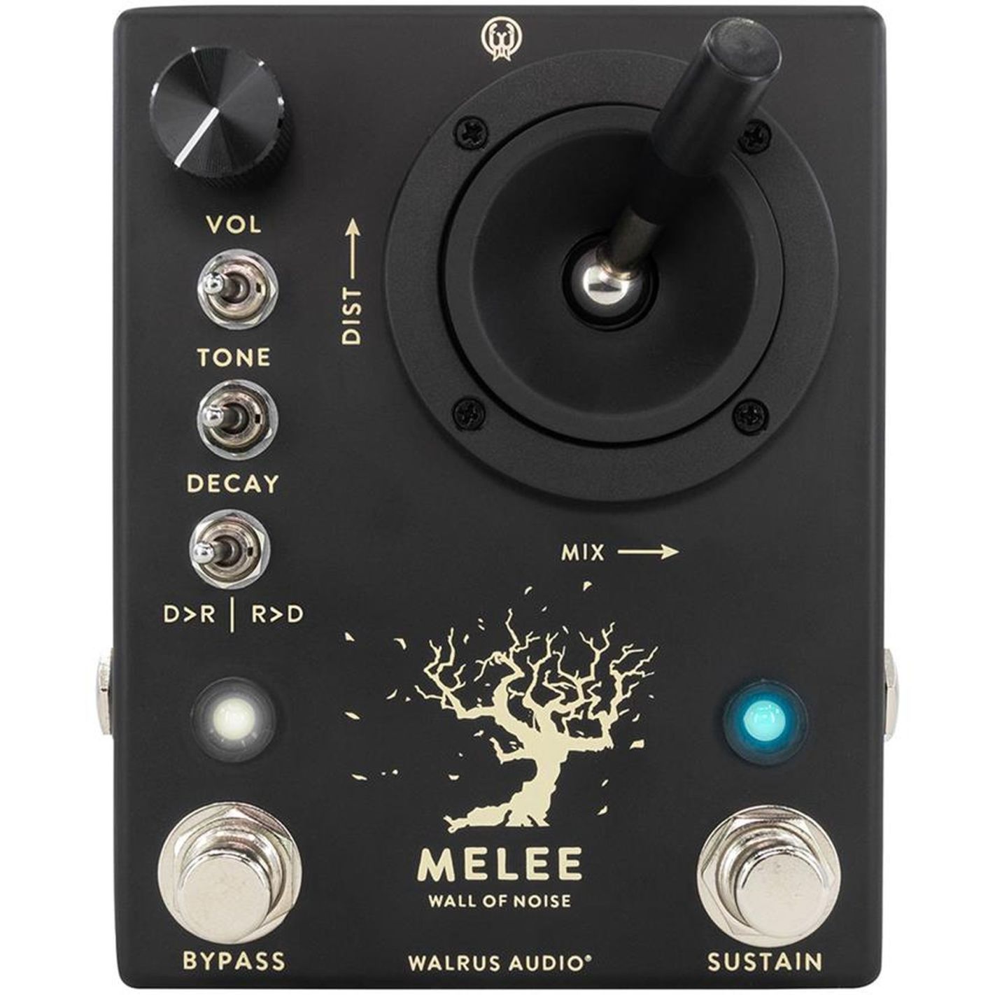 MELEE REVERB DISTORTION BLACK