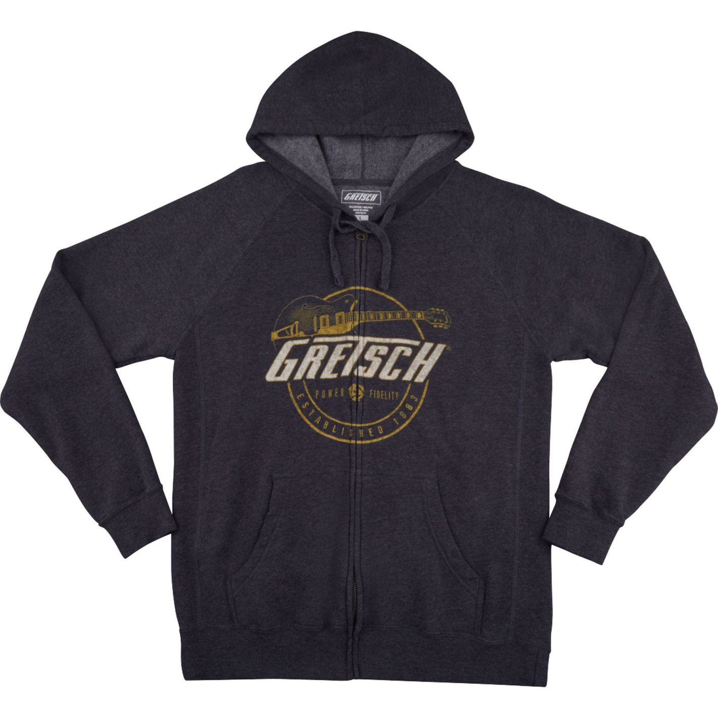 GRETSCH PANDF ZIP HOODIE GRY S