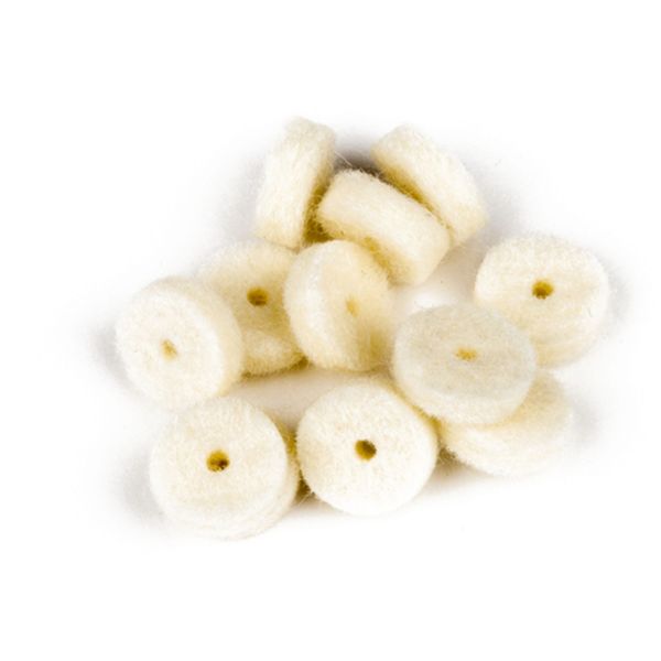 WHITE FELT WASHERS