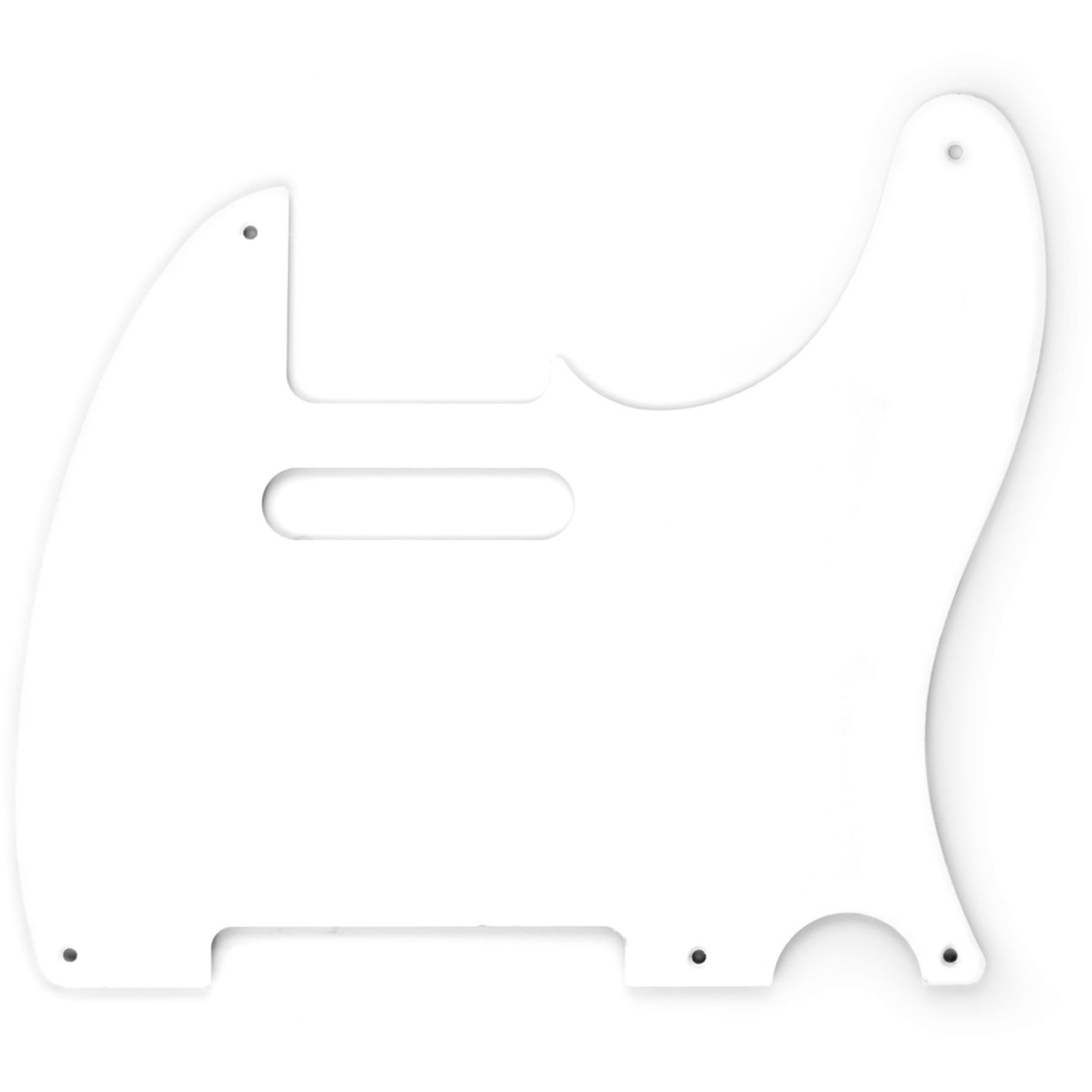 PICKGUARD VINTAGE TELE WHITE