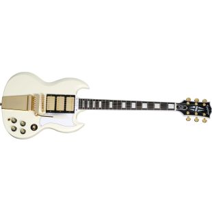 1963 LES PAUL SG CUSTOM WITH MAESTRO VIBROLA CLASSIC WHITE