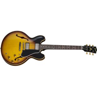 1958 ES-335 REISSUE MURPHY LAB HEAVY AGED FADED TOBACCO...