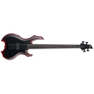 FL-4 BLACK RED BURST SATIN