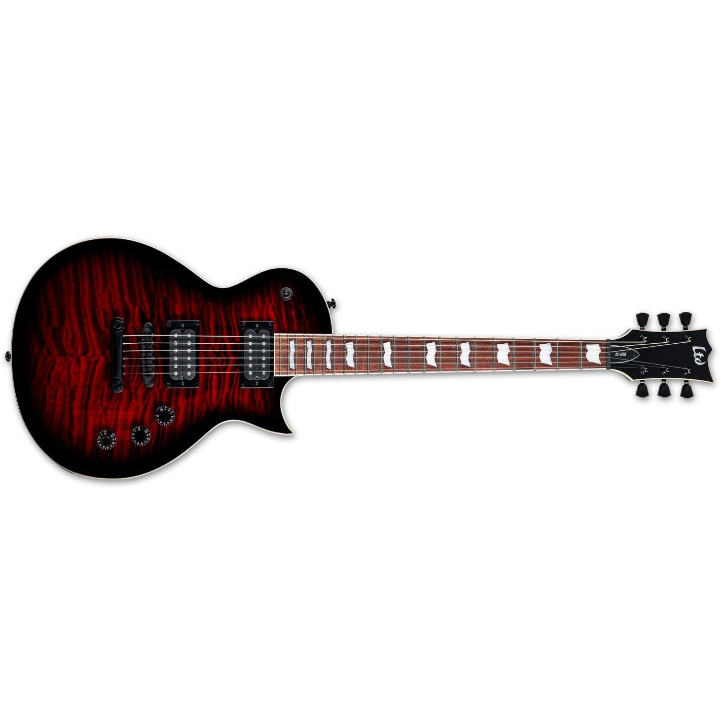 EC-256 QM SEE THRU BLACK CHERRY SUNBURST