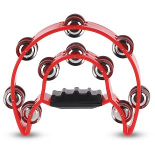 PANDERETA MEDIA LUNA 20 ROJO