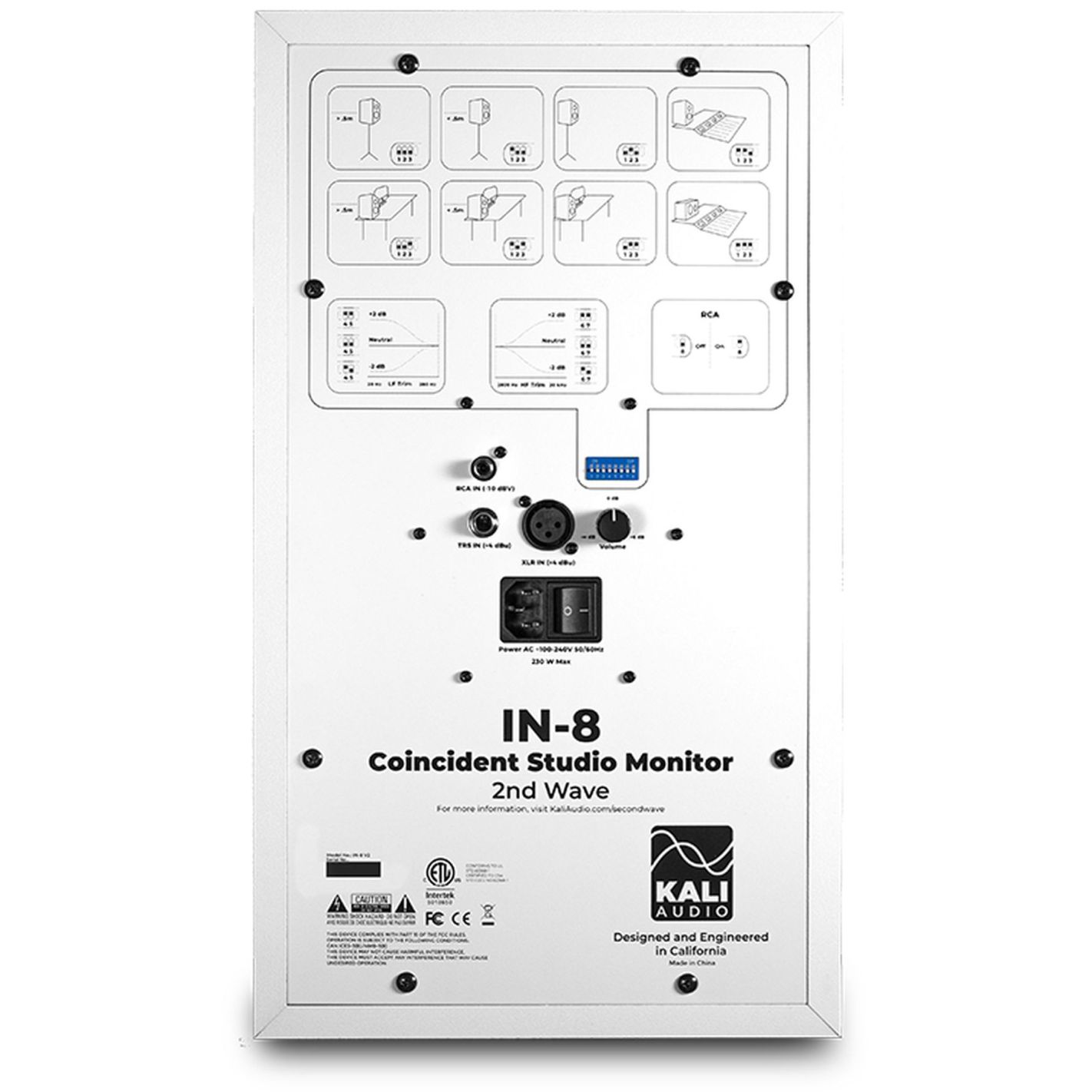 IN-8W V2 3 WAY STUDIO MONITOR