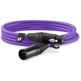 XLR CABLE-3M PURPLE