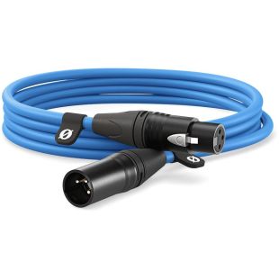 XLR CABLE-3M BLUE