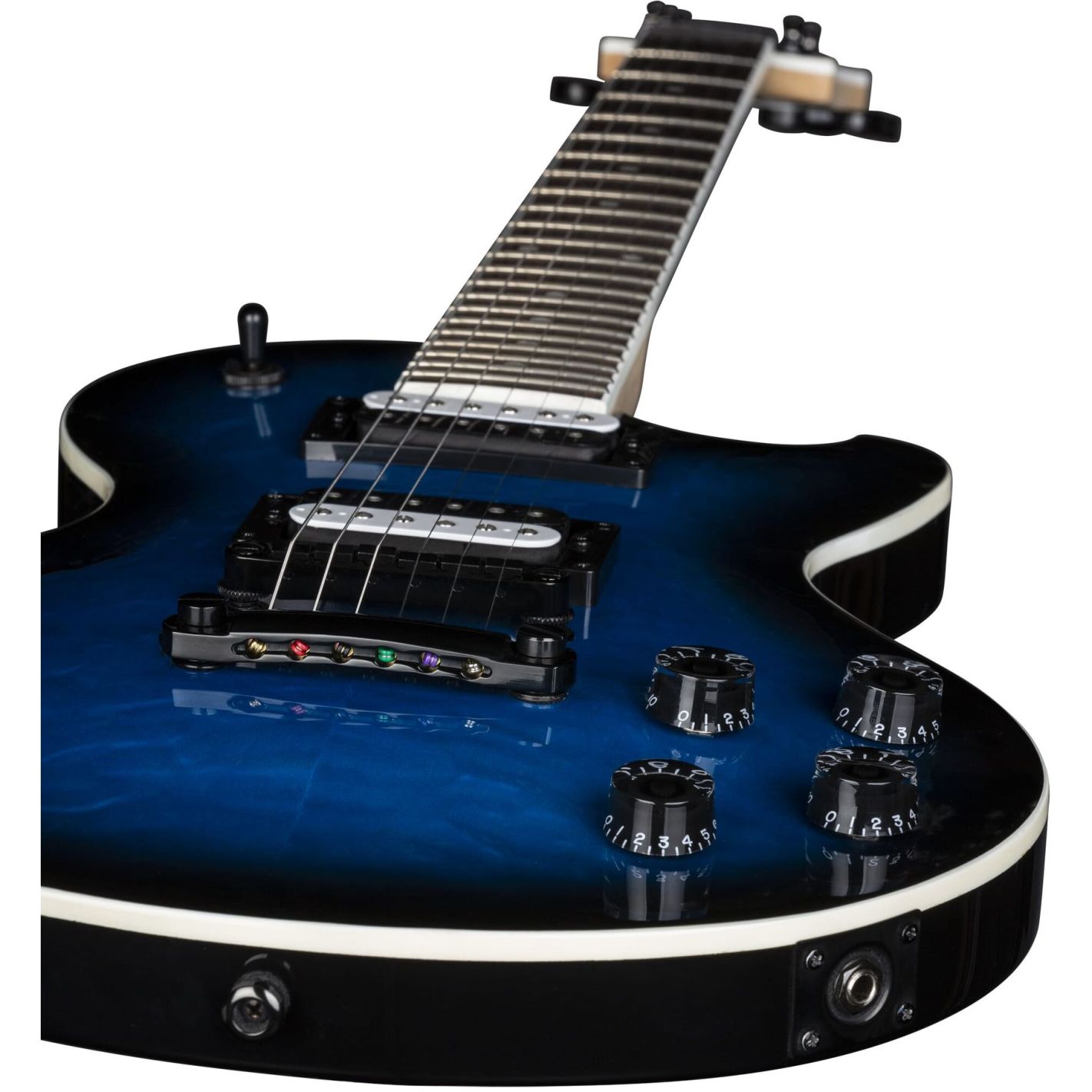 THOROUGHBRED X QUILT MAPLE TRANS BLUE BURST