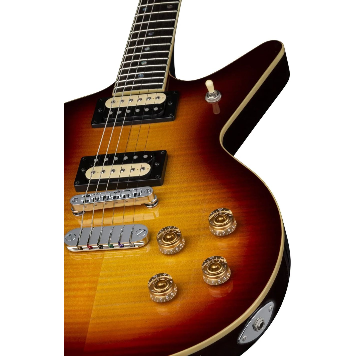 CADI 1980 FLAME MAPLE TRANS CHERRY SUNBURST