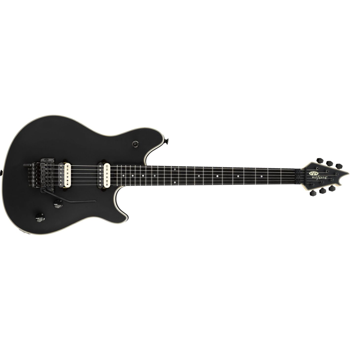 EVH WOLFGANG EBONY STEALTH BLACK WCASE