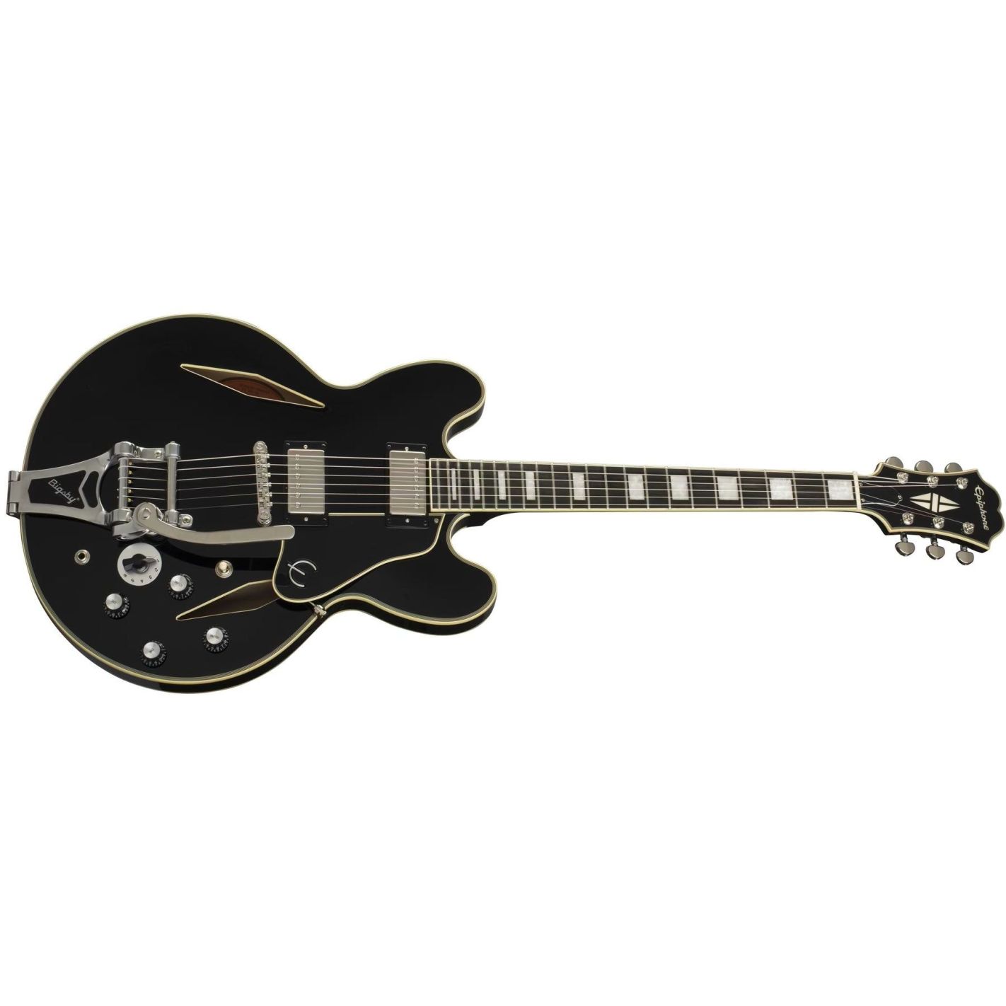 SHINICHI UBUKATA ES-355 CUSTOM BIGSBY EBONY