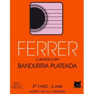 11422 2A CUERDA DOBLE BANDURRIA FERRER NEGRO