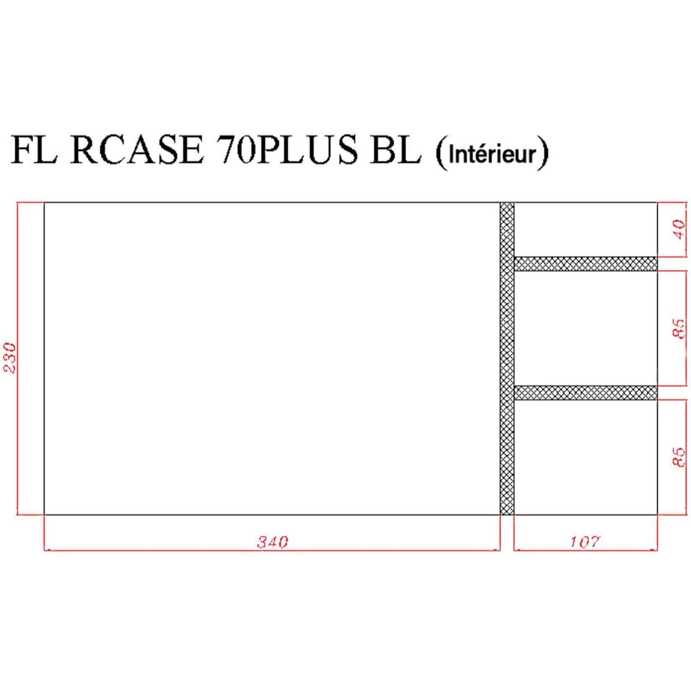 FL RCASE 70PLUS BL